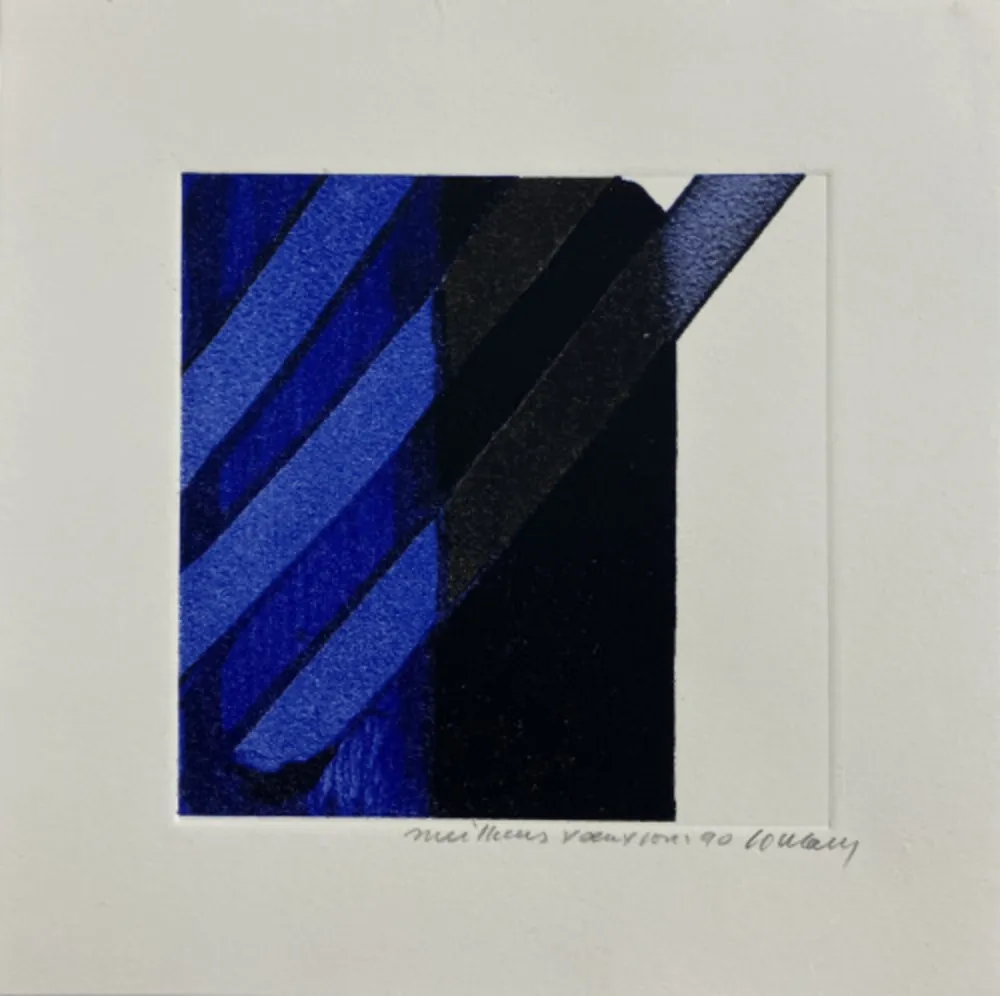 Сериграфия Soulages - Screenprint no. 17 – 1989