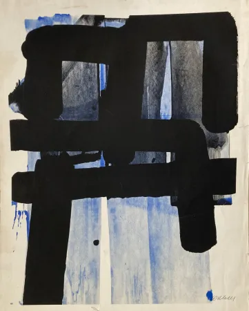 Сериграфия Soulages - Sérigraphie 2 - 1973