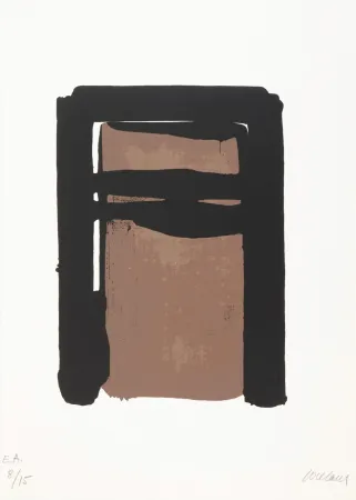Сериграфия Soulages - Sérigraphie n°10 