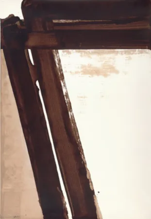 Сериграфия Soulages - Sérigraphie n°15