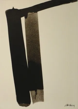Сериграфия Soulages - Sérigraphie no 13