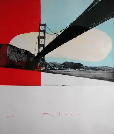 Литография Soulie - GOLDEN GATE lithographie de Tony SOULIE
