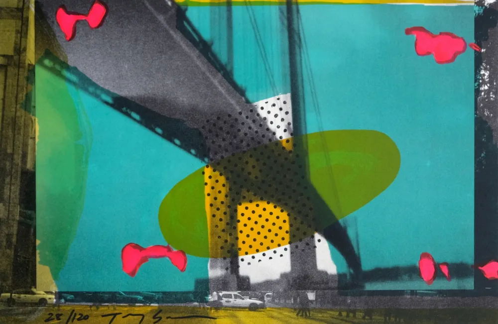 Литография Soulie - Portail d'Or