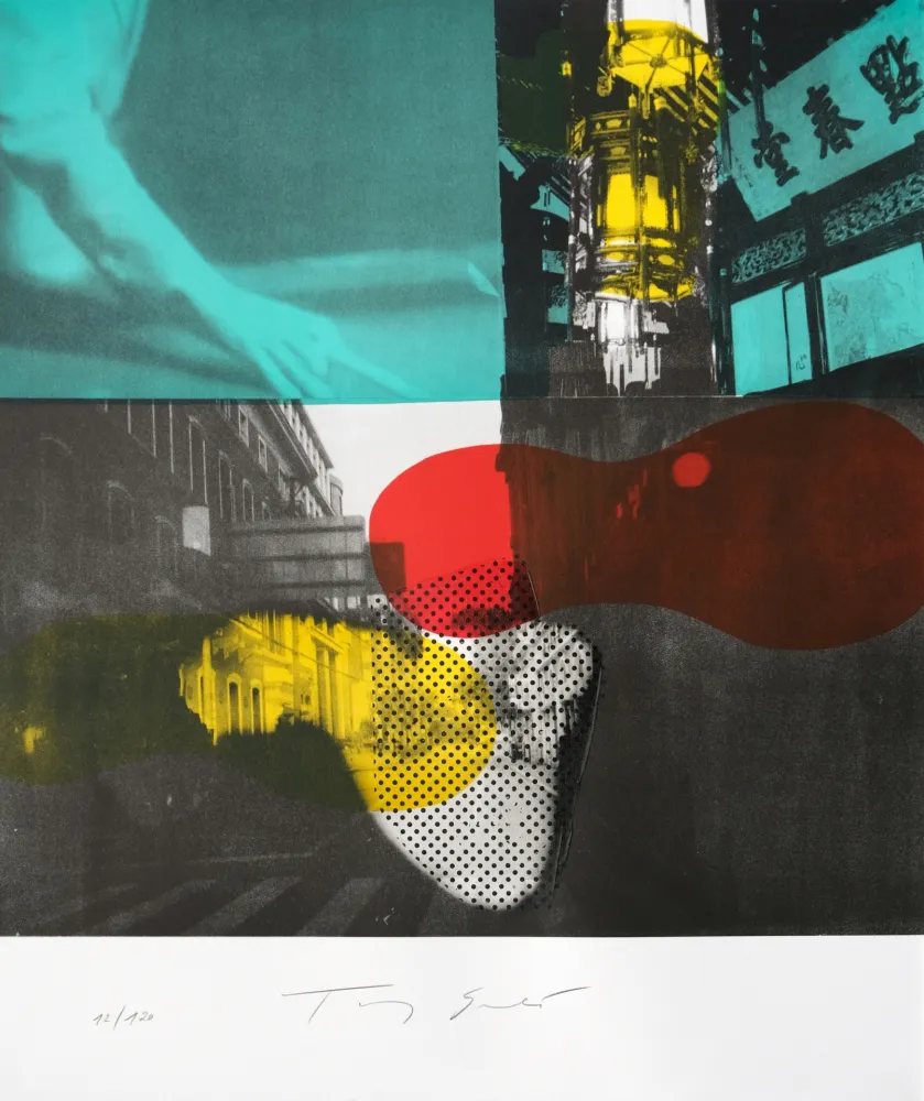 Литография Soulie - Shanghai Nocturne