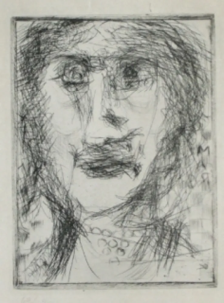 Офорт Soutter - Mars