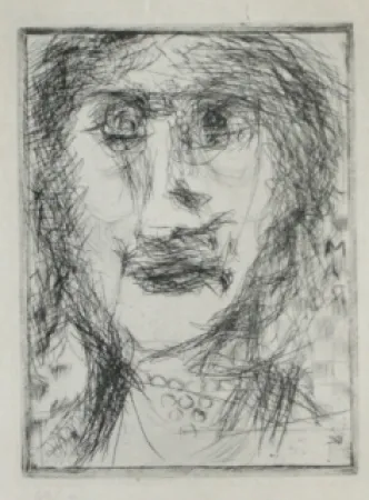 Офорт Soutter - Mars