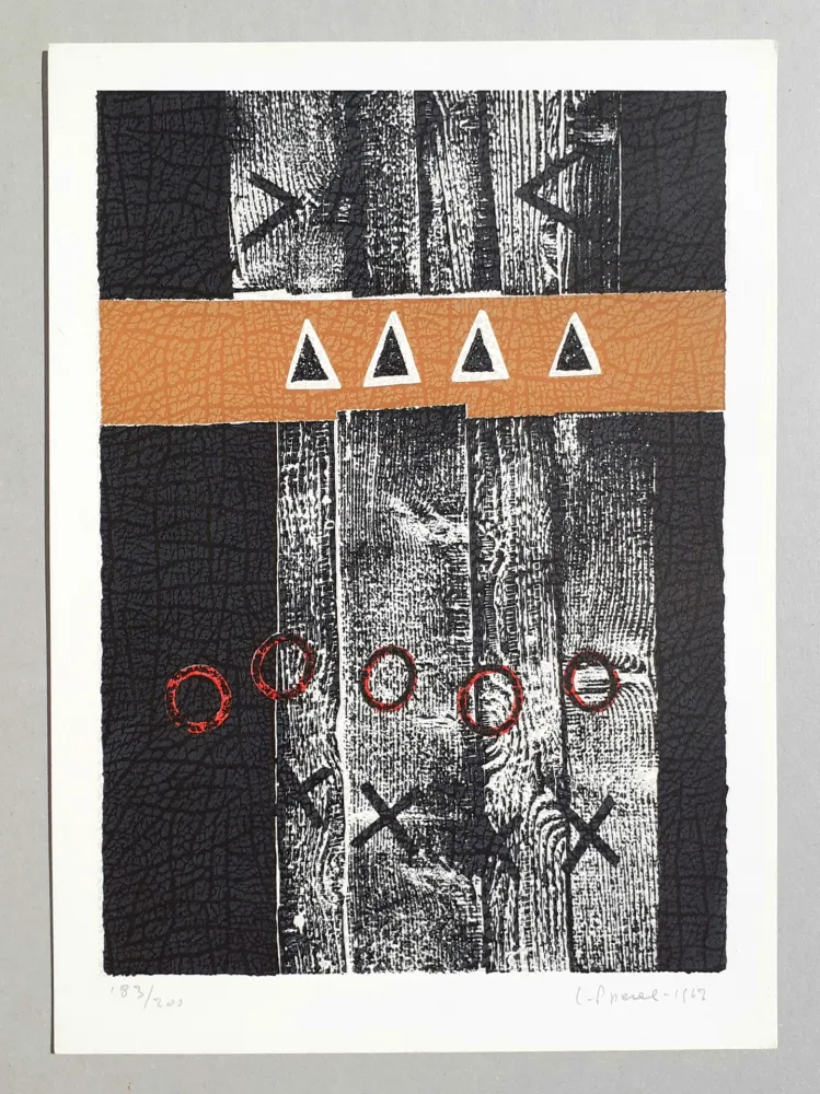 Линогравюра Spacal - Composizione