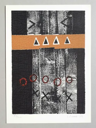 Линогравюра Spacal - Composizione