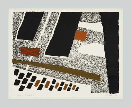 Линогравюра Spacal - Il porto