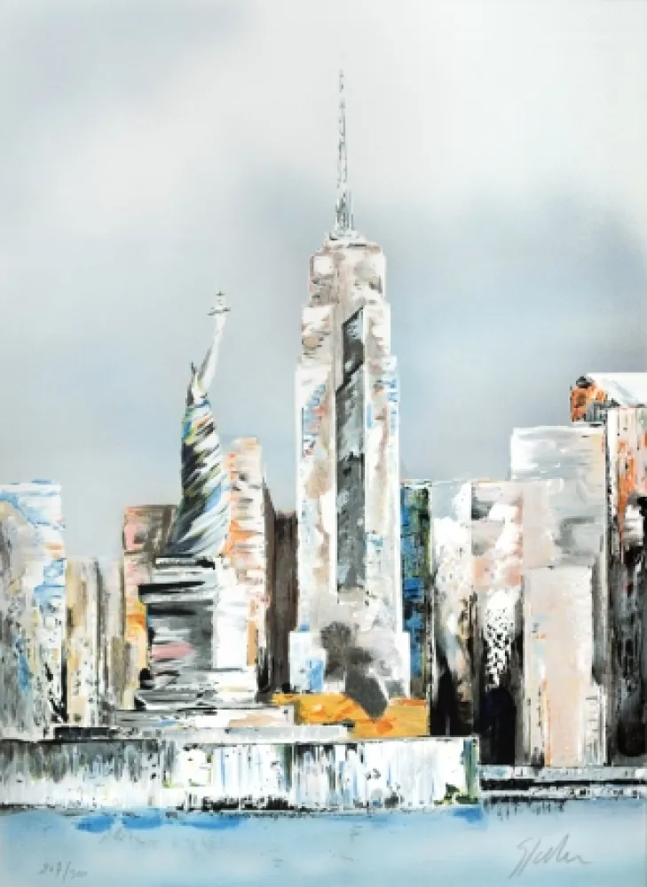 Литография Spahn - Manhattan