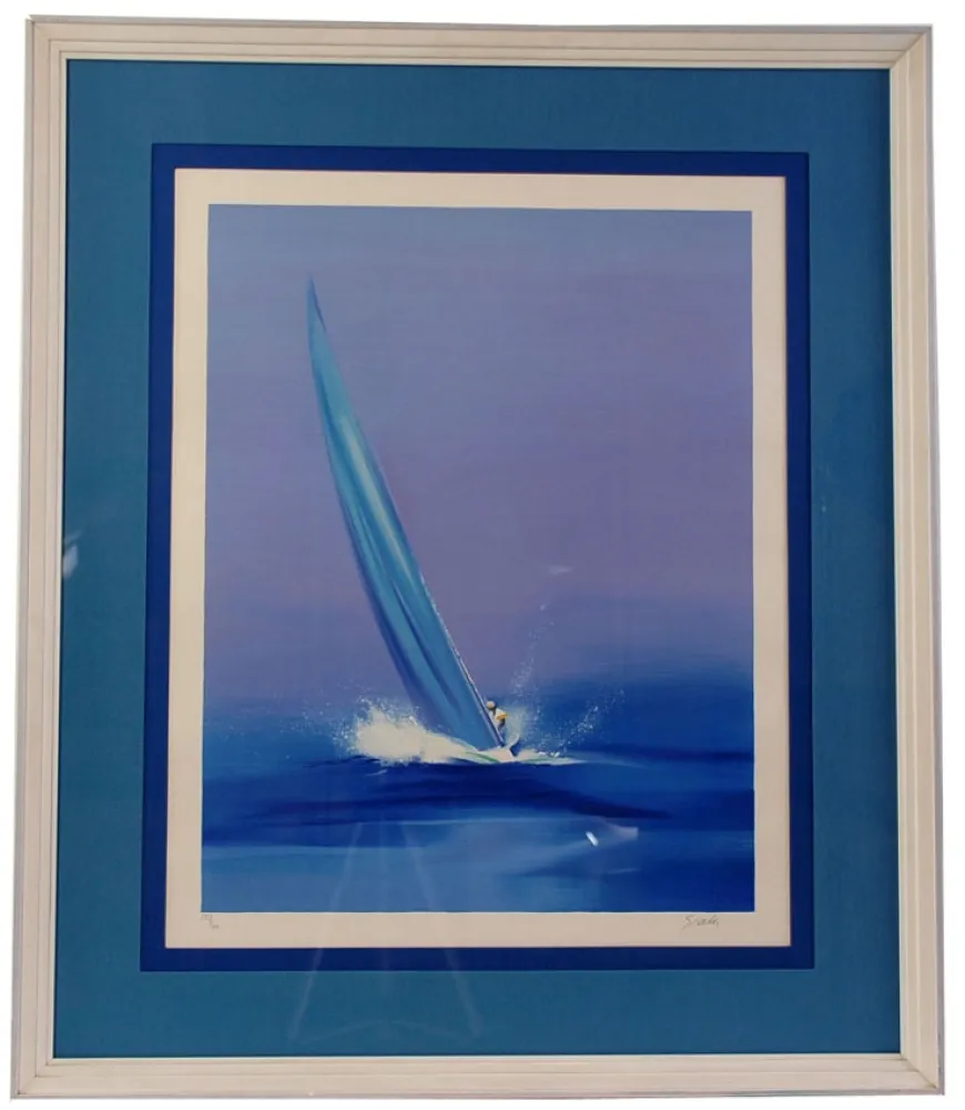 Литография Spahn - Voile mauve