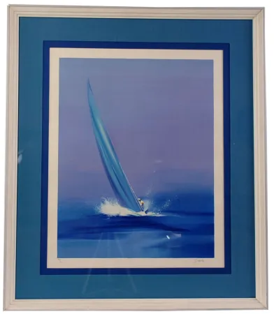 Литография Spahn - Voile mauve