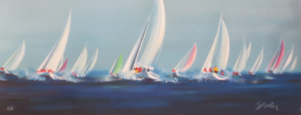 Литография Spahn - Voile panoramique