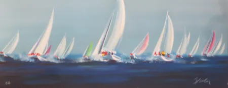 Литография Spahn - Voile panoramique