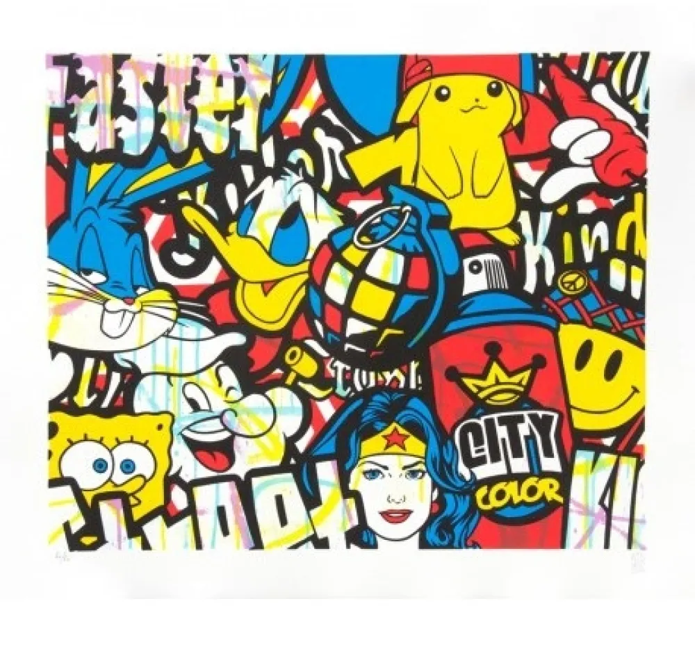 Литография Speedy Graphito - HEROÏC COLOR