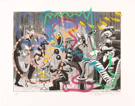 Литография Spiegelman - Silent Six