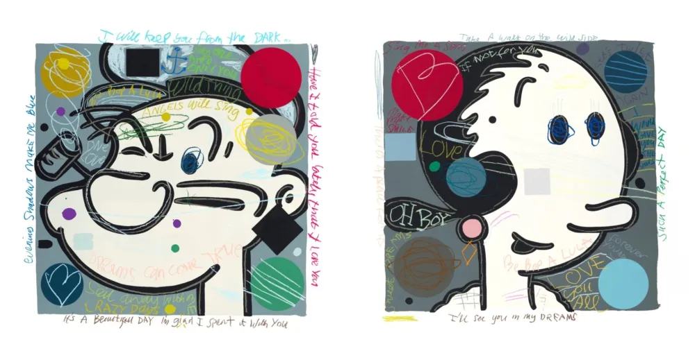 Многоэкземплярное Произведение Spiller - Popeye & Olive