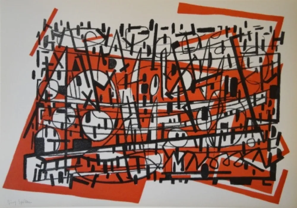 Литография Spiller - Untitled