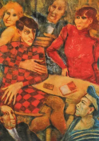 Литография Squillantini - SENZA TITOLO