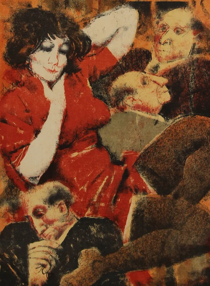 Литография Squillantini - SENZA TITOLO