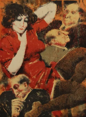 Литография Squillantini - SENZA TITOLO