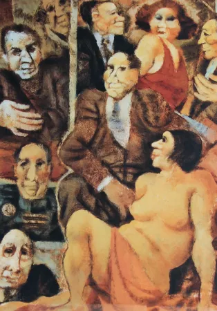 Литография Squillantini - SENZA TITOLO