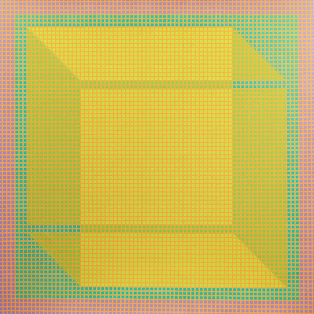 Сериграфия Stanczak - Boxed, from Twelve Progressions