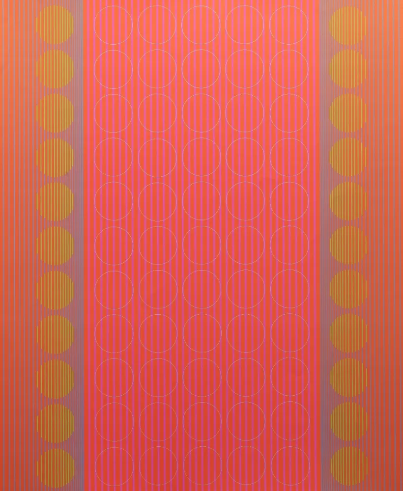 Сериграфия Stanczak - Centered Rings, from Twelve Progressions