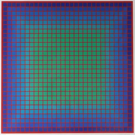 Сериграфия Stanczak - Conferring Blue