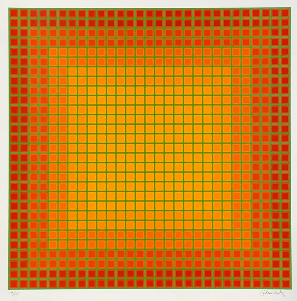 Сериграфия Stanczak - Let It Be Orange