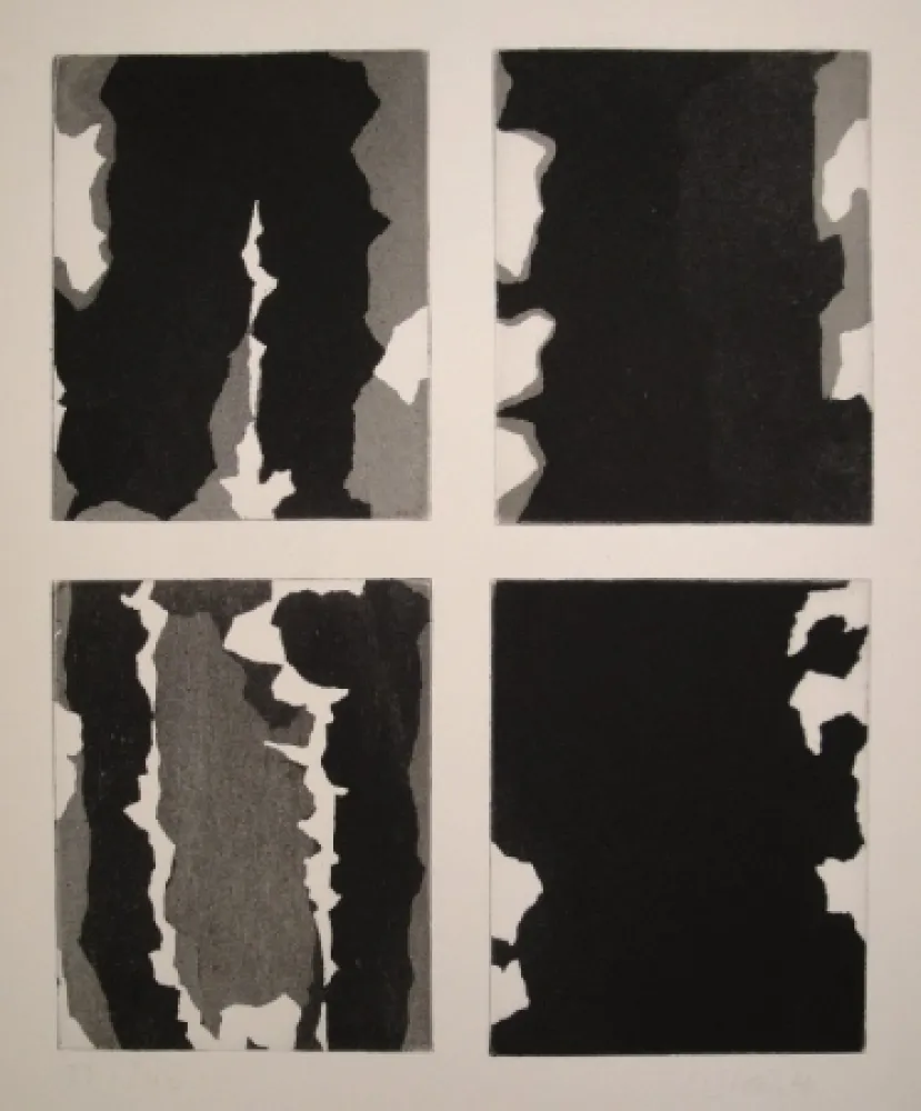 Акватинта Stein - Ohne Titel