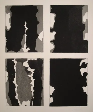 Акватинта Stein - Ohne Titel