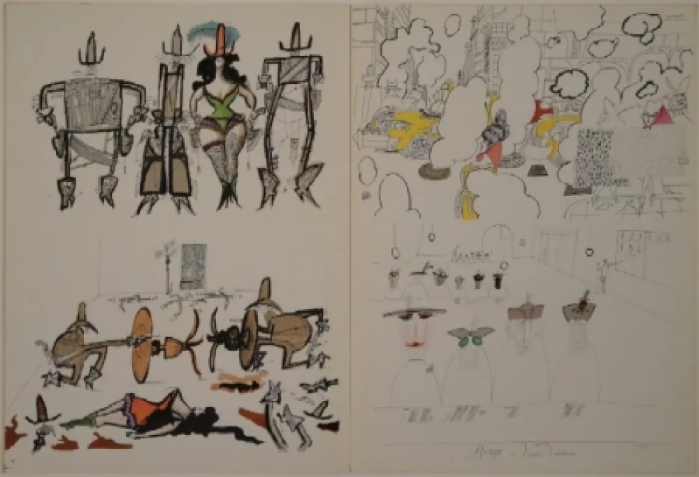 Иллюстрированная Книга Steinberg - DERRIÈRE LE MIROIR, Nos 53-54