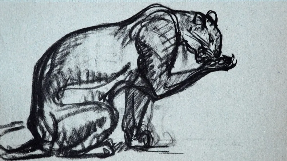 Литография Steinlen - Chats et Autres Bêtes