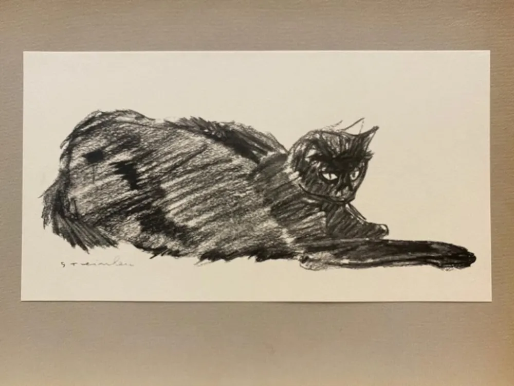 Литография Steinlen - Chats et Autres Bêtes
