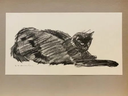 Литография Steinlen - Chats et Autres Bêtes