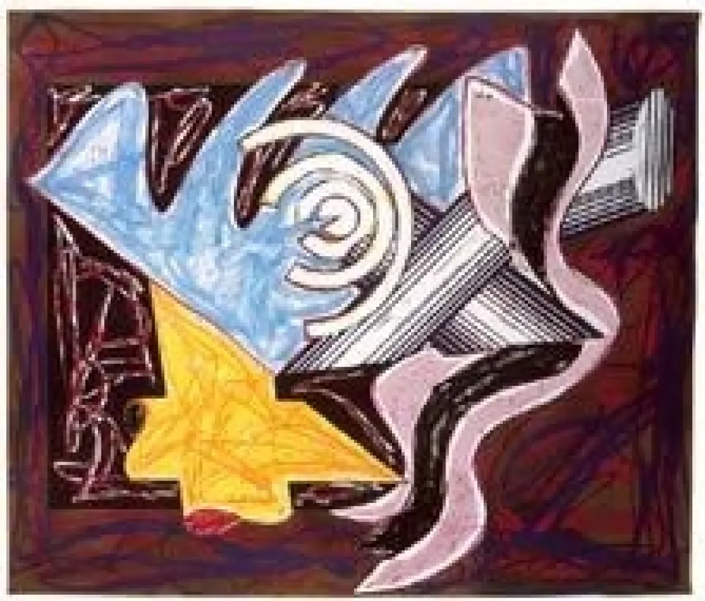 Сериграфия Stella -  A HUNGRY CAT ATE UP THE GOAT