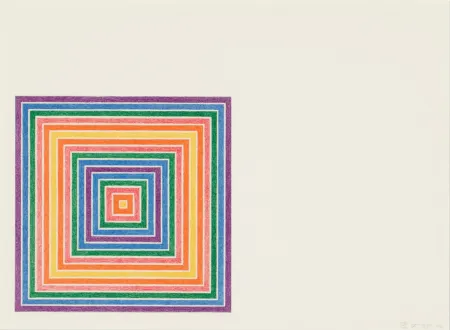 Литография Stella - Honduras Lottery Co (from Multicolored Squares)