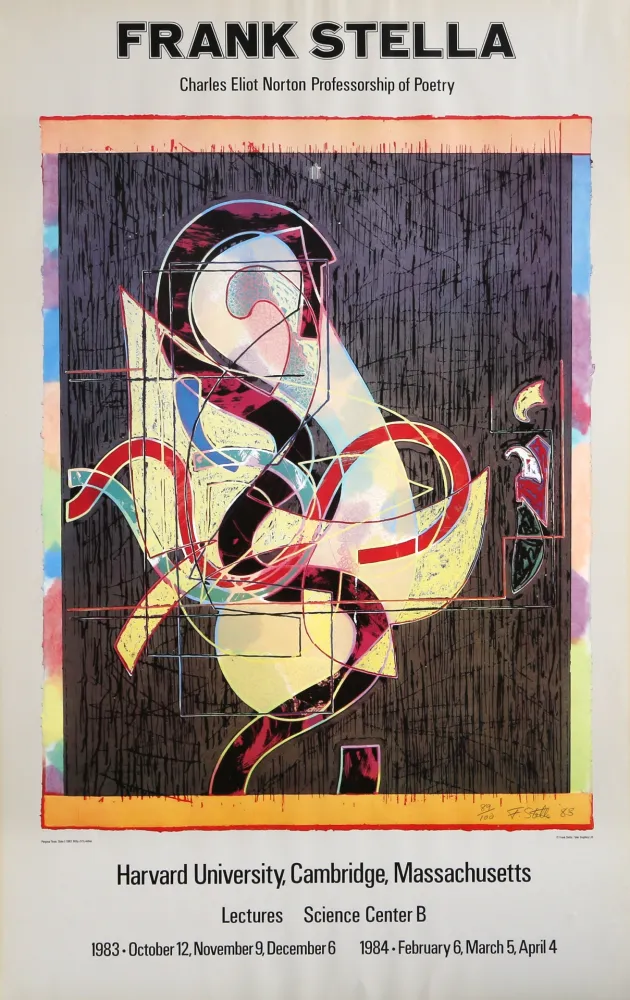 Гашение Stella - Pergusa III Exhibition Poster, Harvard Univ