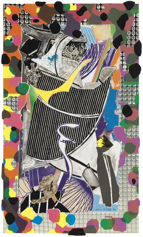 Литография Stella - The Battering Ram (From Moby Dick Deckle Edges Series)