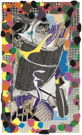 Литография Stella - The Battering Ram (From Moby Dick Deckle Edges Series)