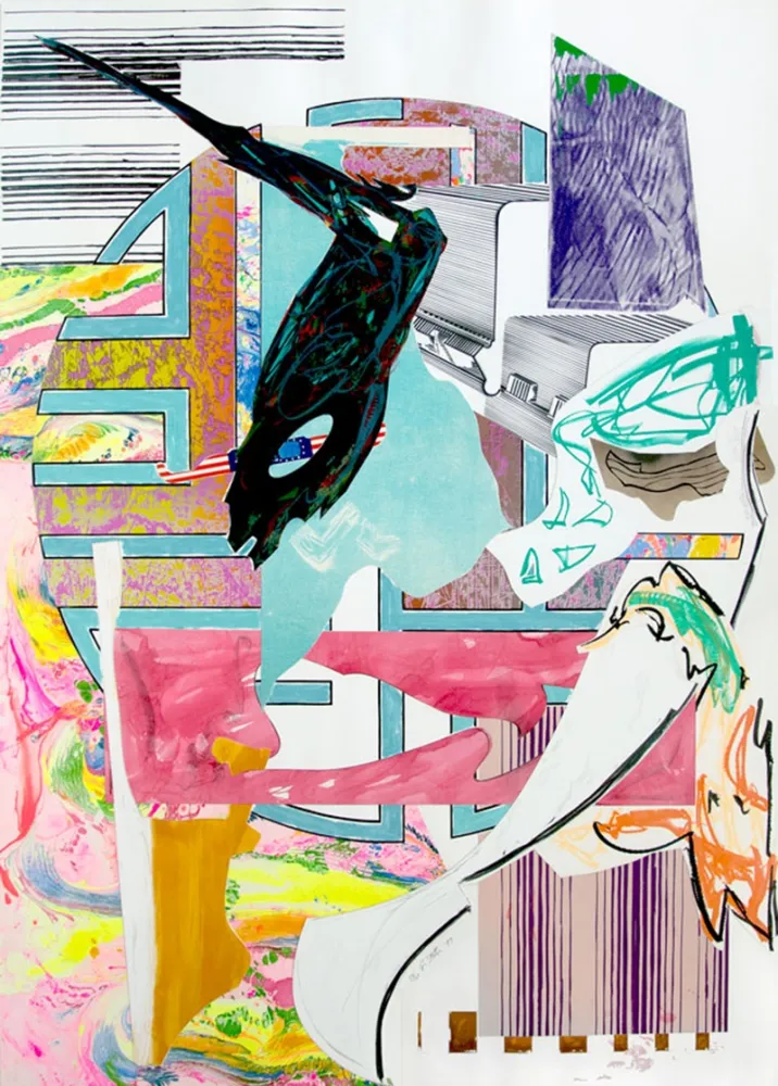 Литография Stella - The Quarter-Deck from The Waves