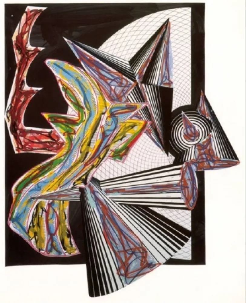 Сериграфия Stella -  THEN CAME DEATH AND TOOK THE BUTCHER