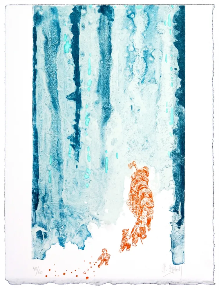 Литография Stholl - Le petit poucet 2