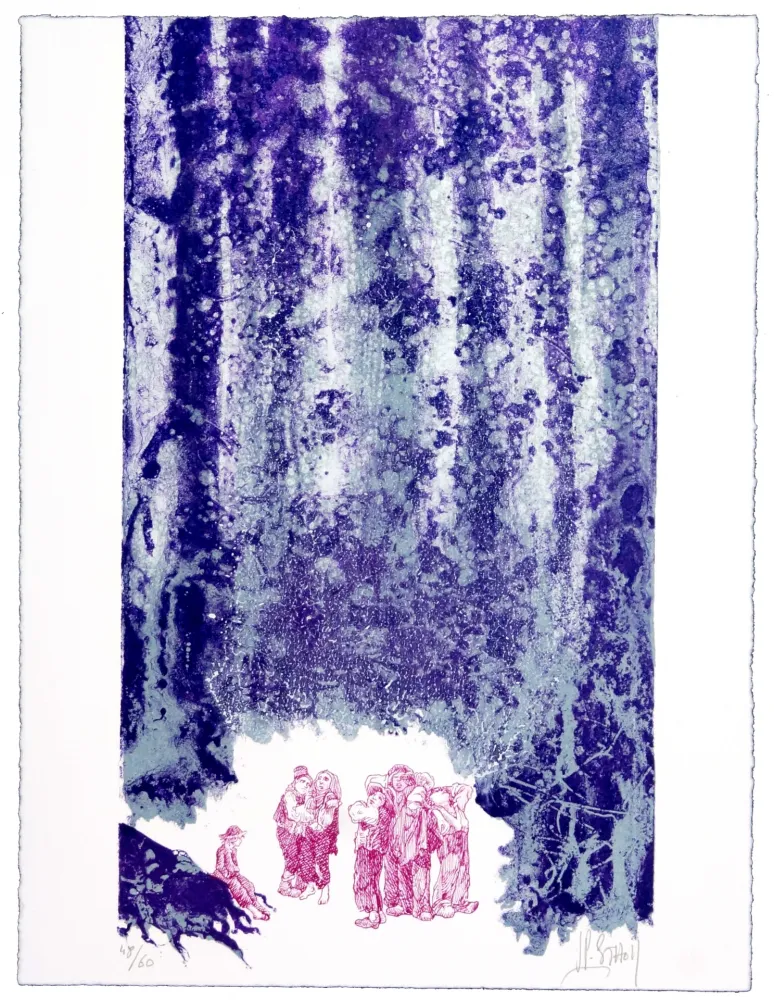 Литография Stholl - Le petit poucet 3