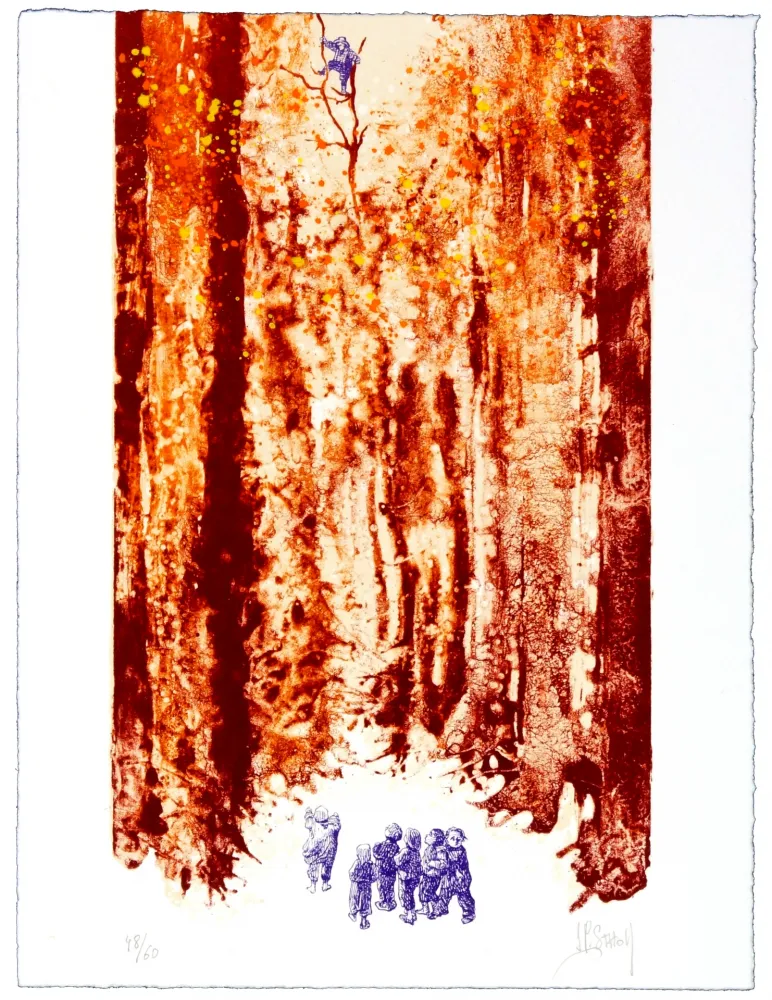 Литография Stholl - Le petit poucet 5