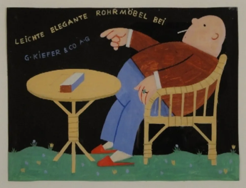 Монотип Stöcklin - LEICHTE ELEGANTE ROHRMÖBEL BEI G.KIEFER & CO. A.G