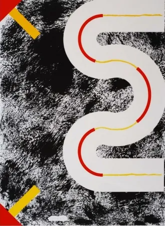 Литография Sugai - Le cerf volant