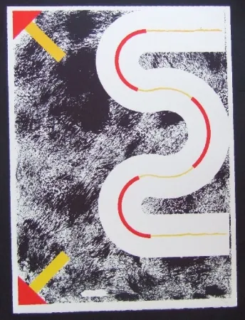 Литография Sugai - Le cerf volant