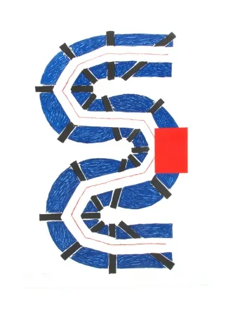 Офорт И Аквитанта Sugai - S bleu